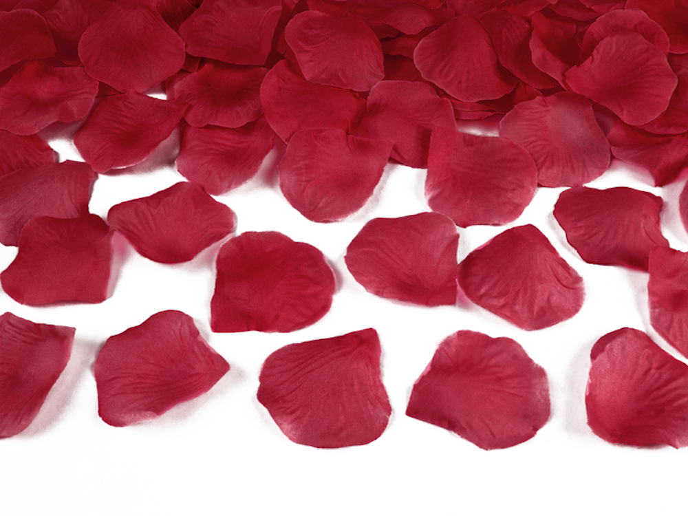 Rosenblätter Textil, 100 Stück
