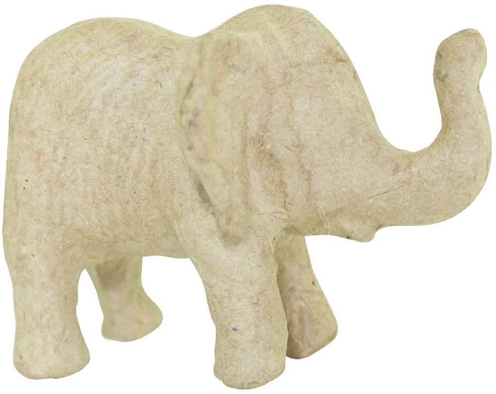 Décopatch Figur Pappmaché Elefantenbaby XS 10x8x7cm