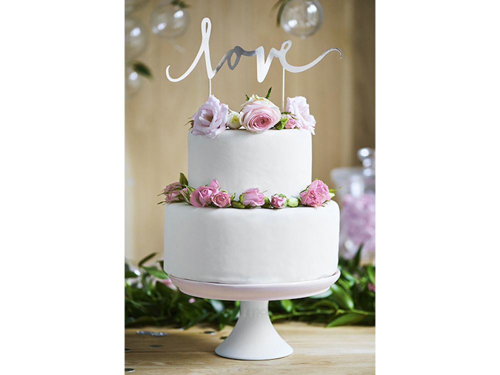 Cake Topper - love - 17cm