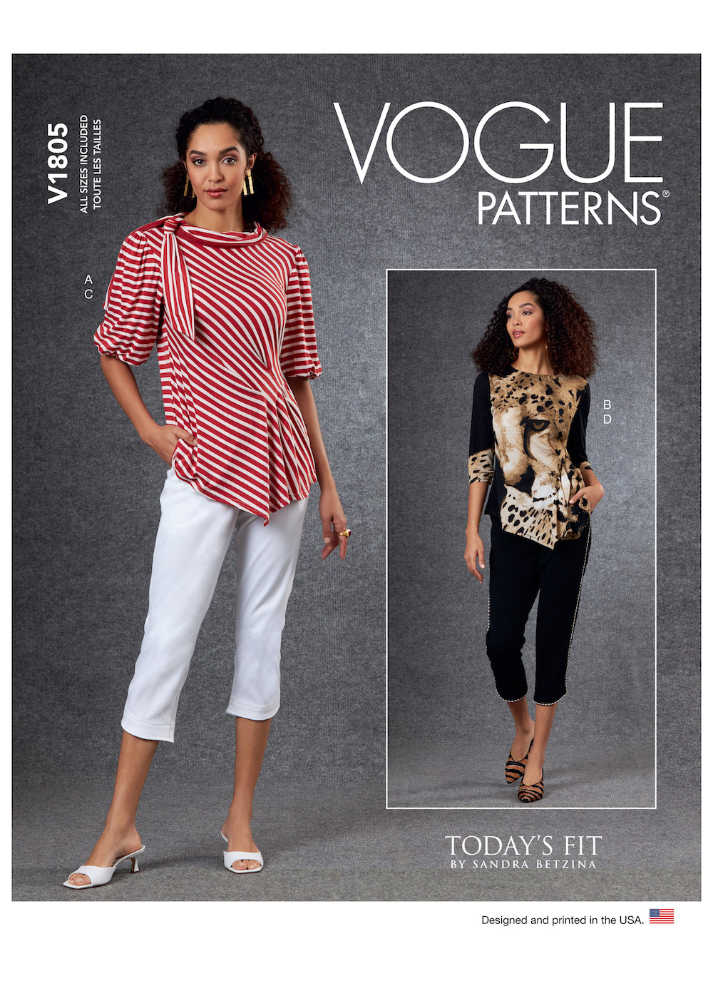 Vogue® Patterns Papierschnittmuster Damen - Tunika - V1805