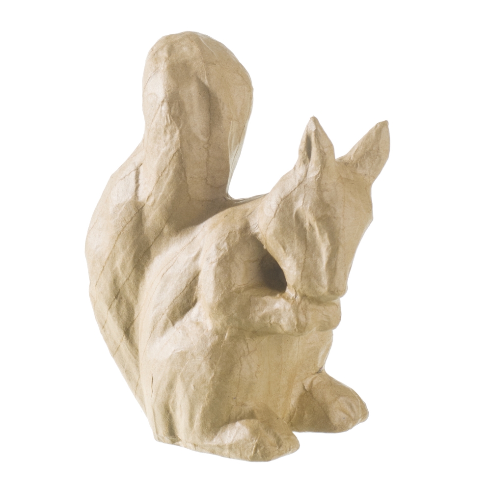 PappArt Figur, Eichhörnchen, 13,5 x 6,5 x 16,5 cm