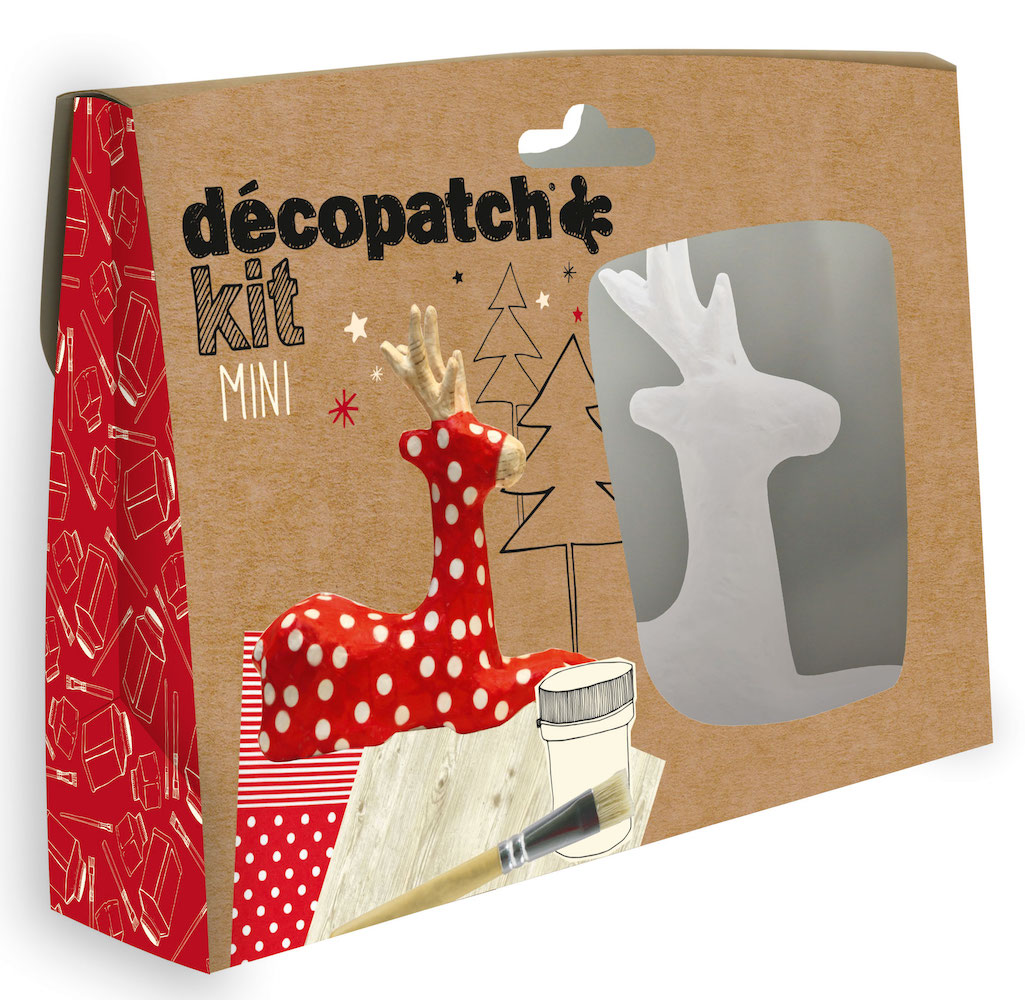 Décopatch, Mini-Set Rentier Weihnachten