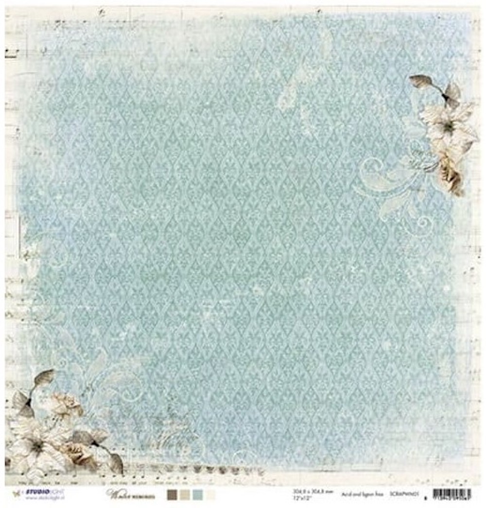 Scrapbook-Papier Doppelseitiges Papier, 30,5 x 30,5 cm, Winter Memories 01