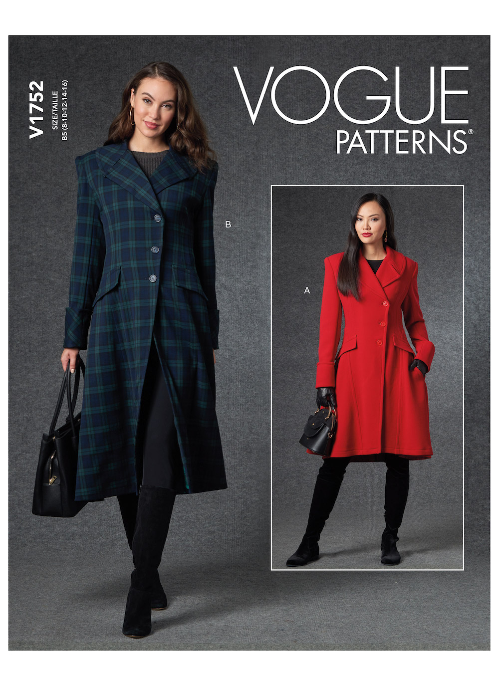 Vogue® Patterns Papierschnittmuster Damen - Mantel - V1752