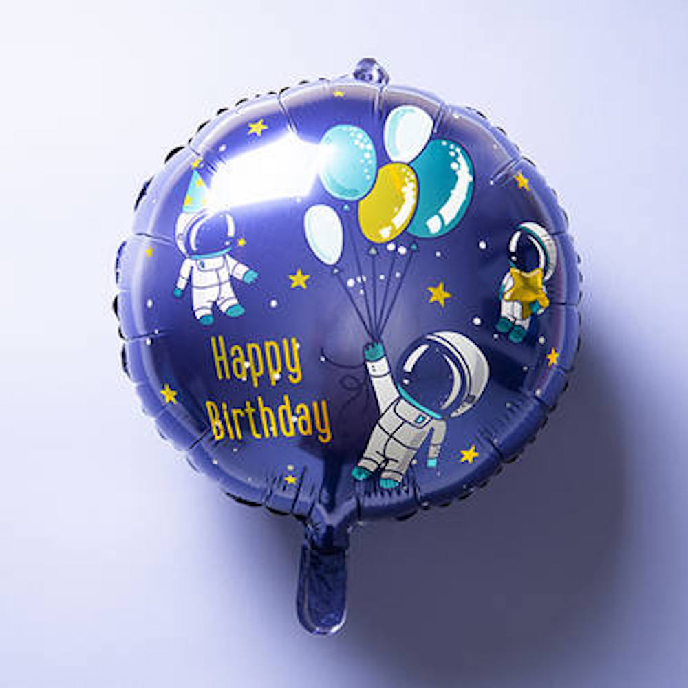 Folienballon Ballon Geburtstag Weltall Astronaut - 45 cm 