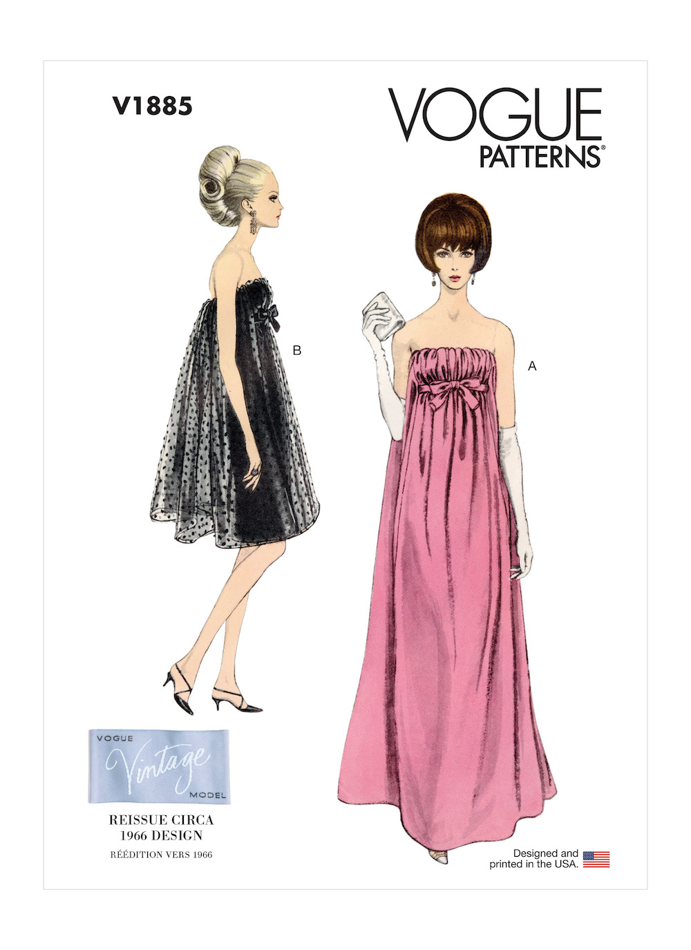 Vogue® Papierschnittmuster Damen - Abendkleid - V1885
