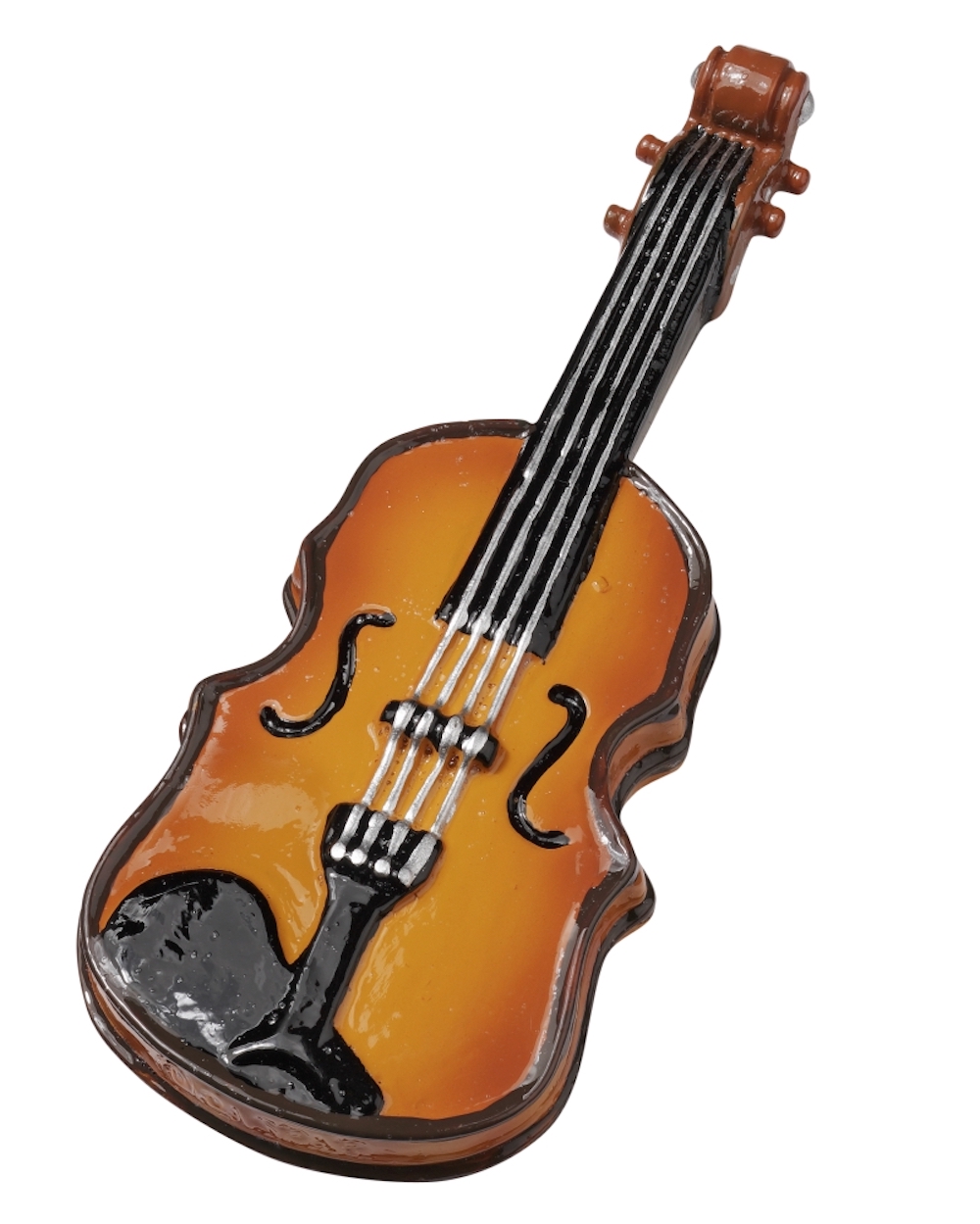 Miniatur Geige, 9,5cm, Dekofigur, Polyresin, 1 Stück