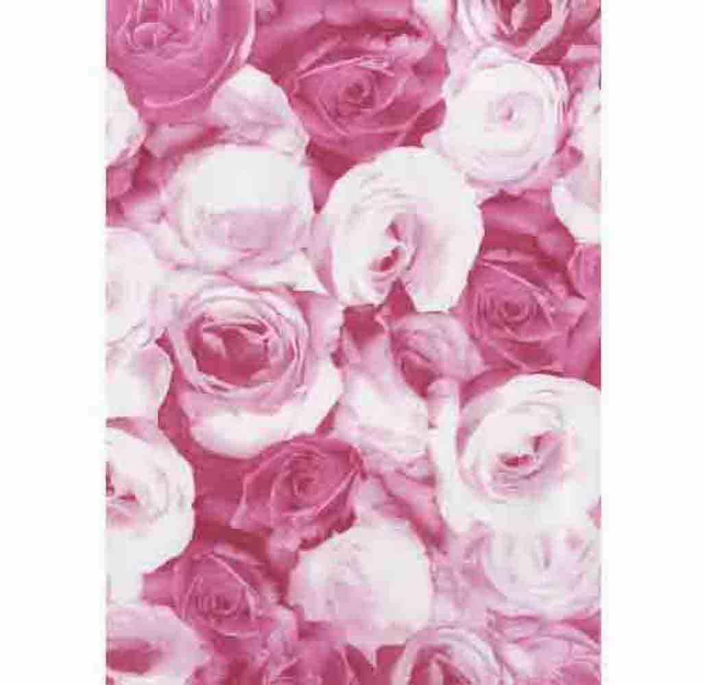 Décopatch-Papier 573 Rosenköpfe rosa, 30 x 40 cm