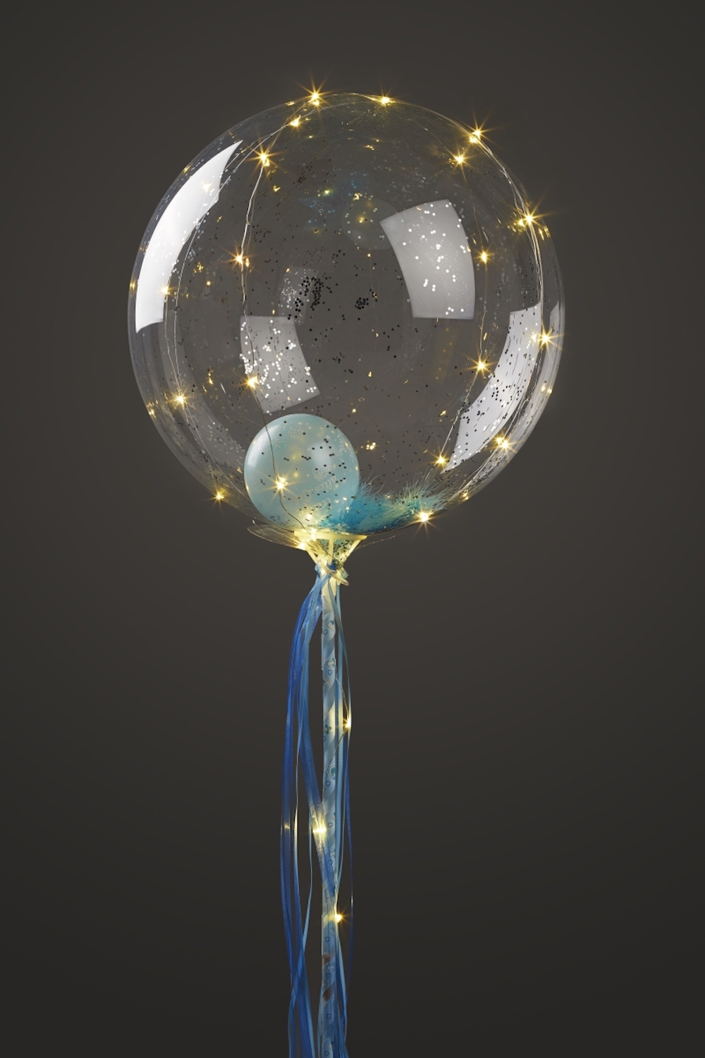 Trend-Ballon, ca. Ø50cm, transparent, 2 Stück