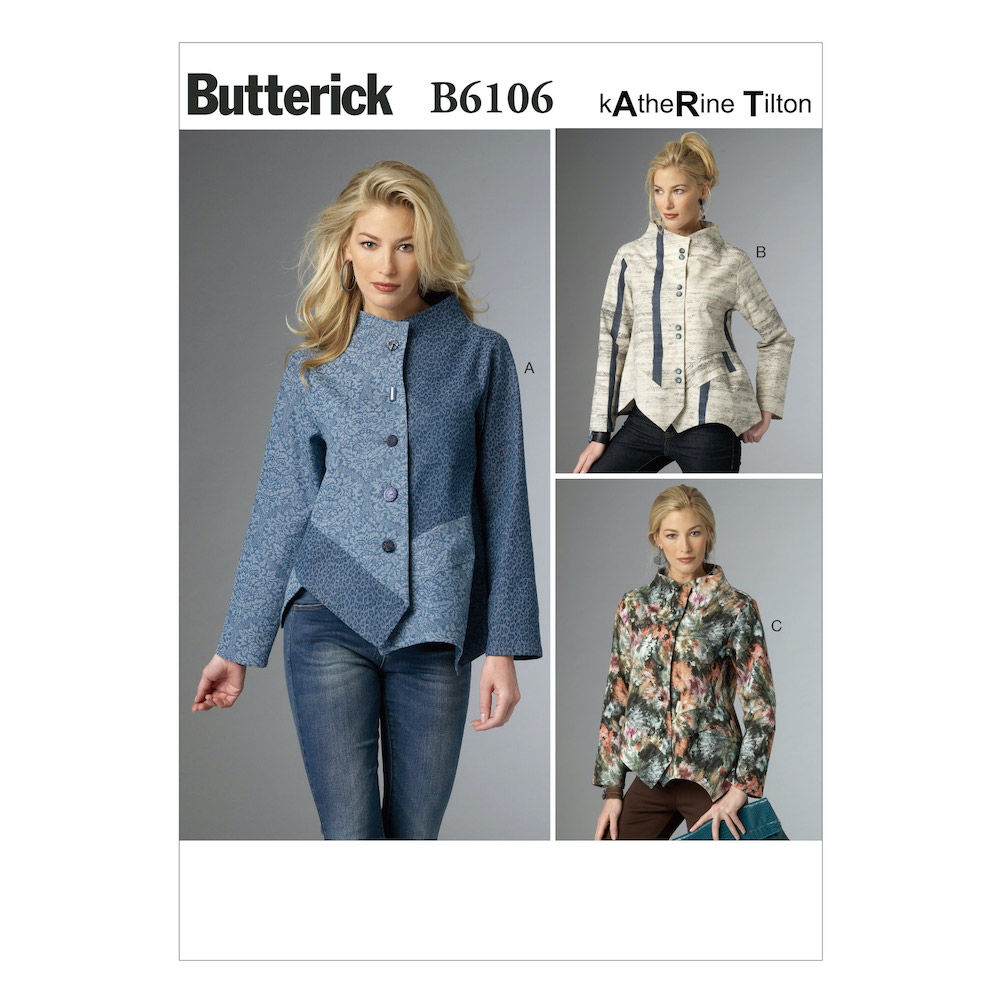 Butterick® Papierschnittmuster Jacken kAtheRine Tilton Damen B6106