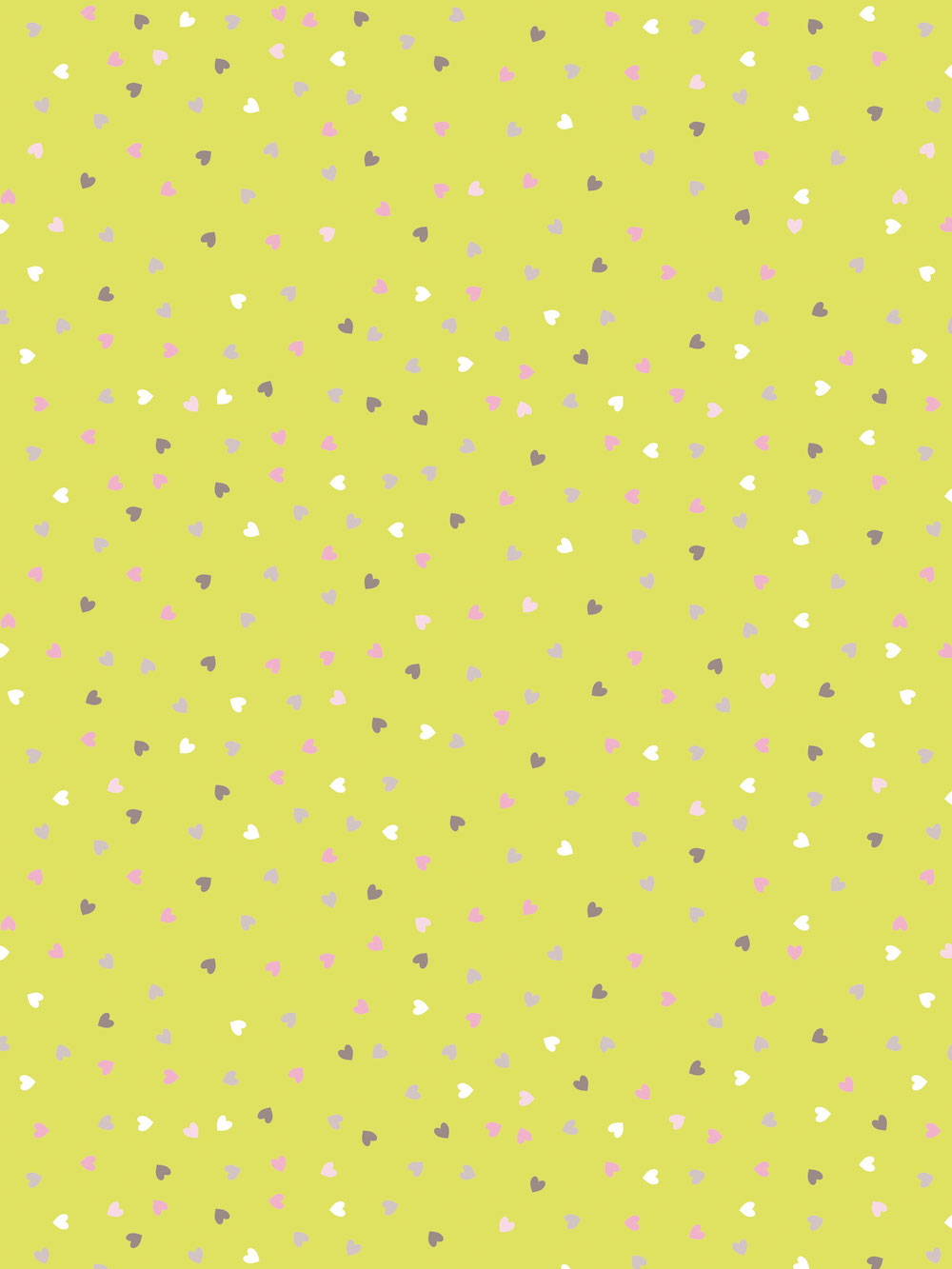 Décopatch-Papier 687 Herzen pastell/hellgrün, 30 x 40 cm