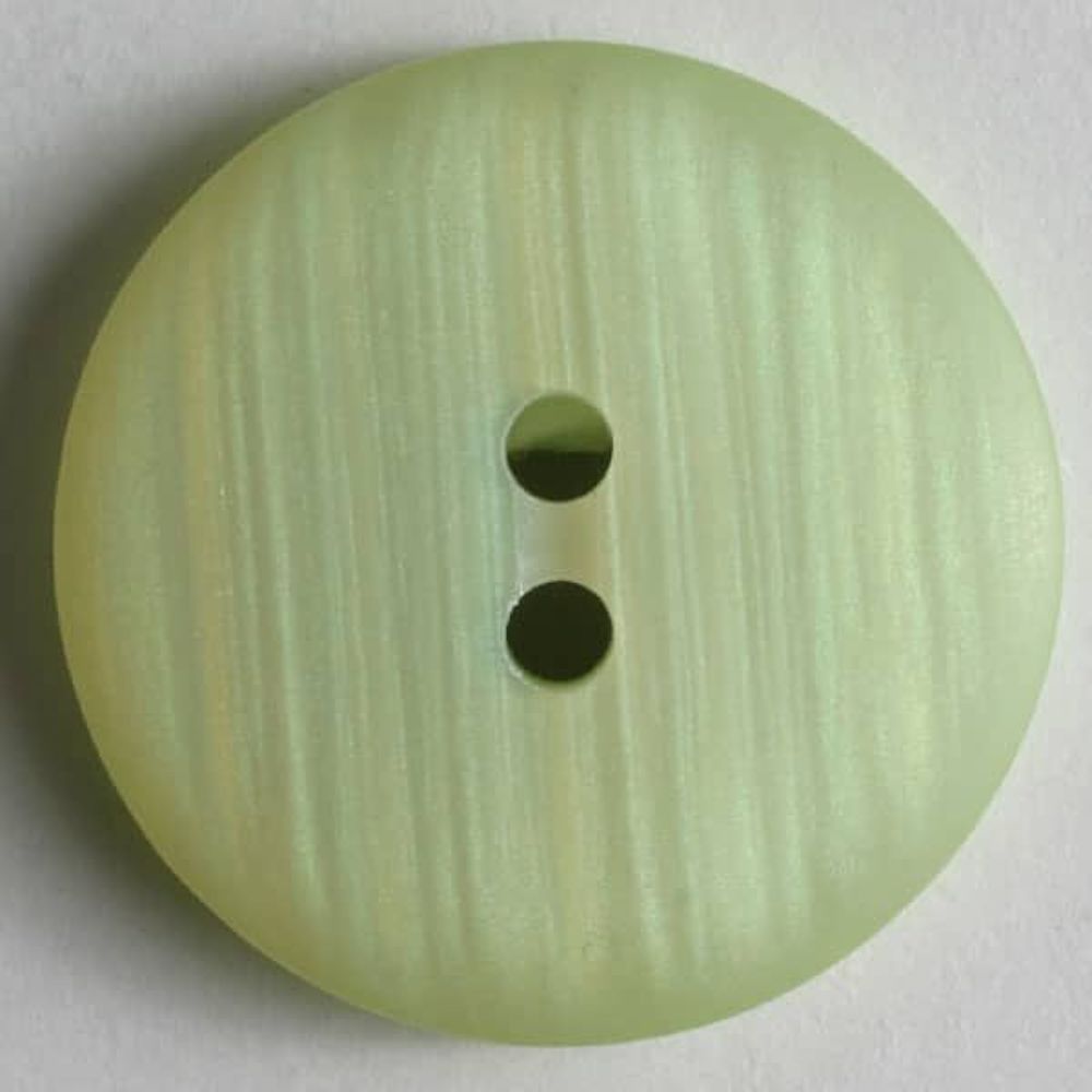 Kunststoffknopf mit zarten Streifen, 2 Loch 