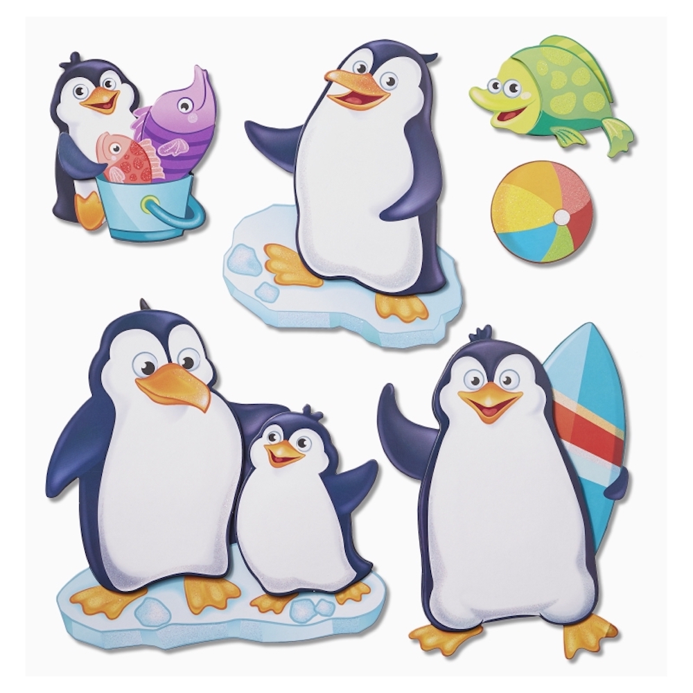 3D Sticker XXL Pinguine