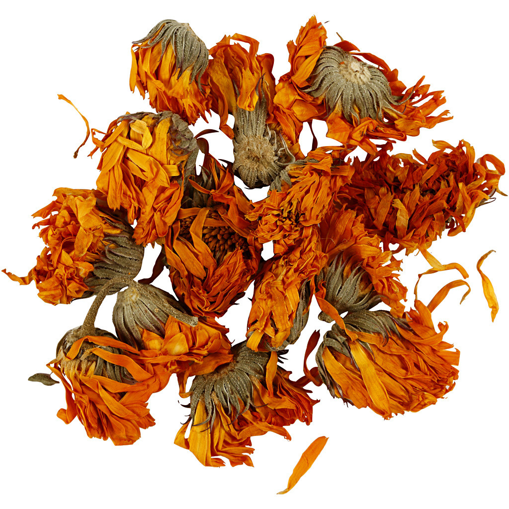 Trockenblumen, Ringelblume, 1 - 1,5 cm, 15 g, Golden, 1 Pck.