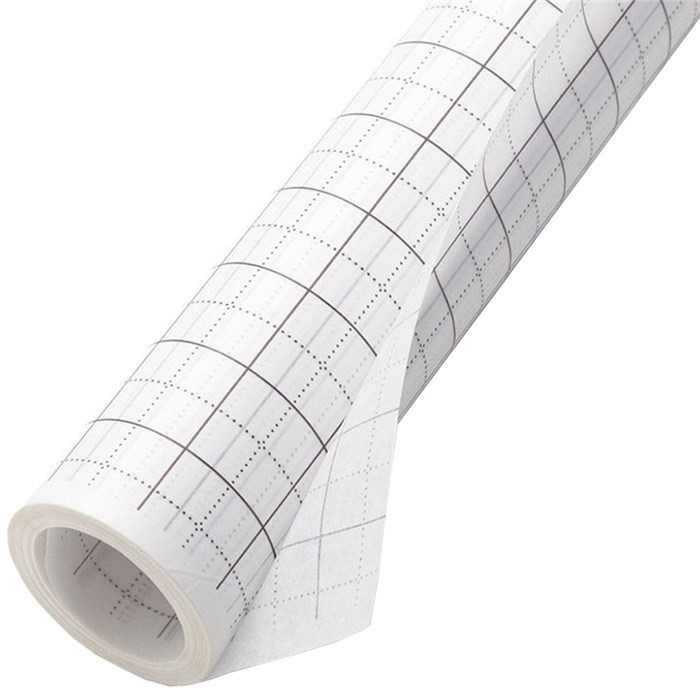 Schnittmusterpapier/Seidenpapier, weiß mit Zentimeter-Raster, 0,8 x 15m