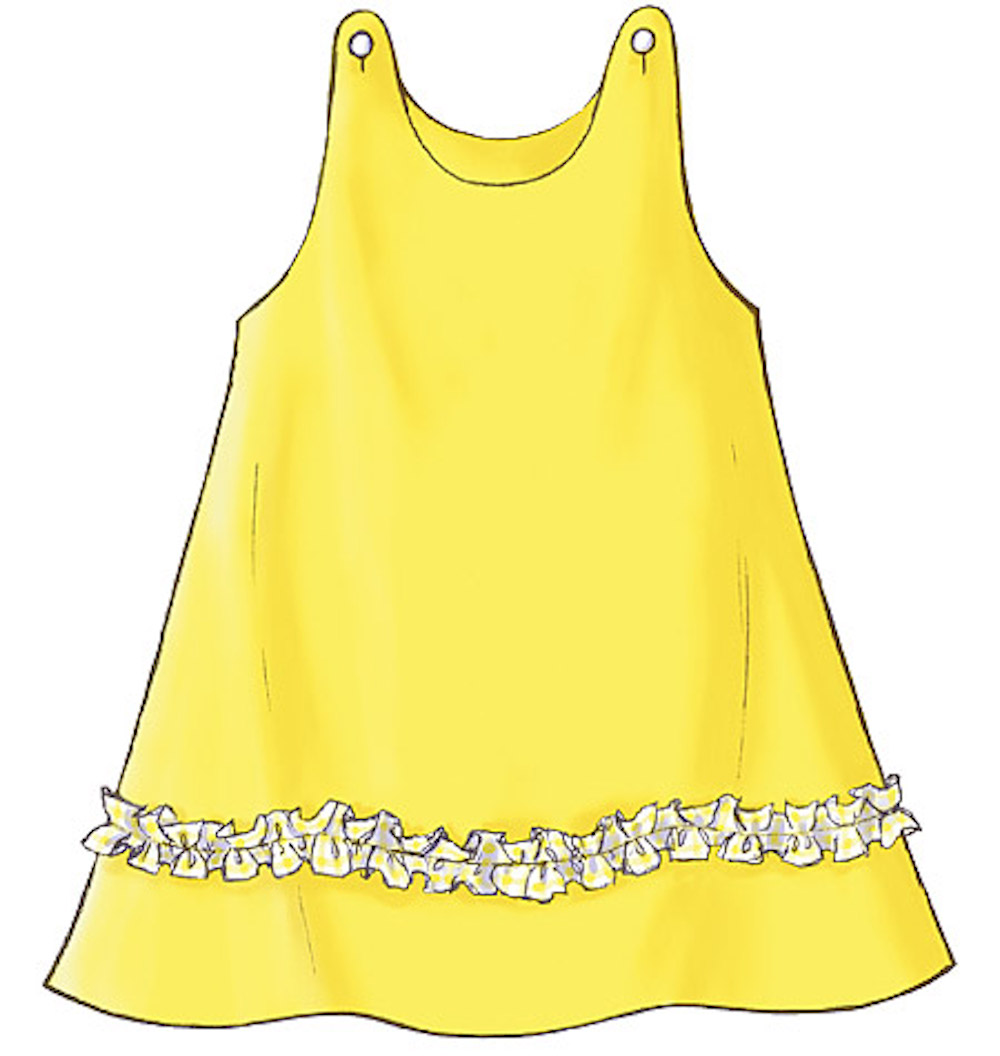 Butterick® Papierschnittmuster Mädchen Easy Kleid B3772