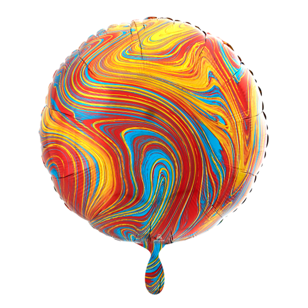 Folienballon - Rund - Marblez