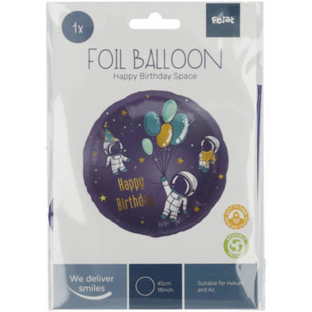 Folienballon Ballon Geburtstag Weltall Astronaut - 45 cm 