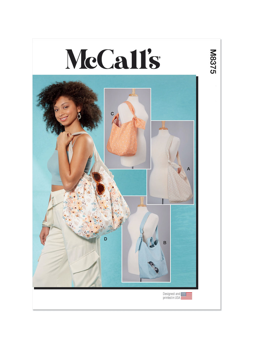 McCall's® Papierschnittmuster Tasche in 4 Varianten  M8375  OS(One Size)
