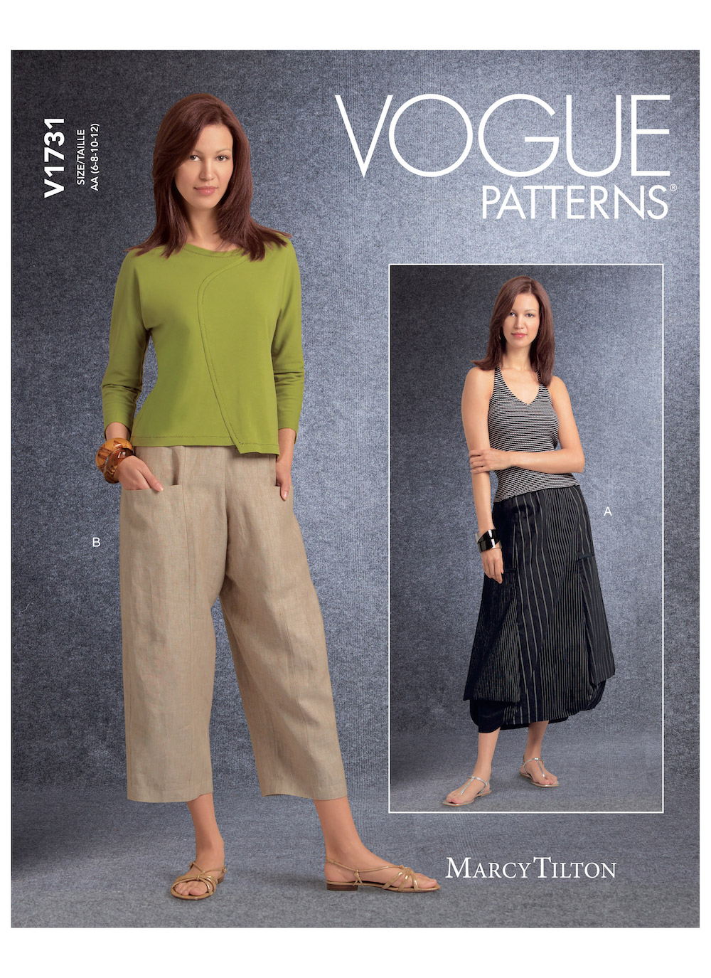 Vogue® Patterns Papierschnittmuster Damen - Rock & Hose - V1731
