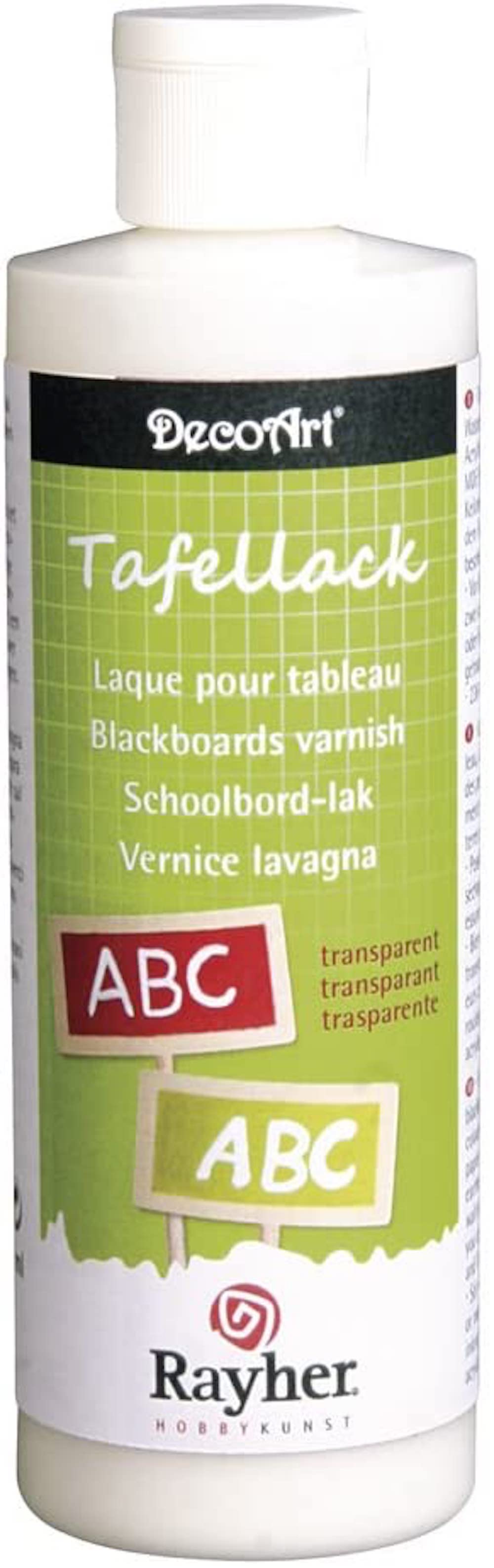 Tafellack transparent, seidenmatt, Flasche 236 ml