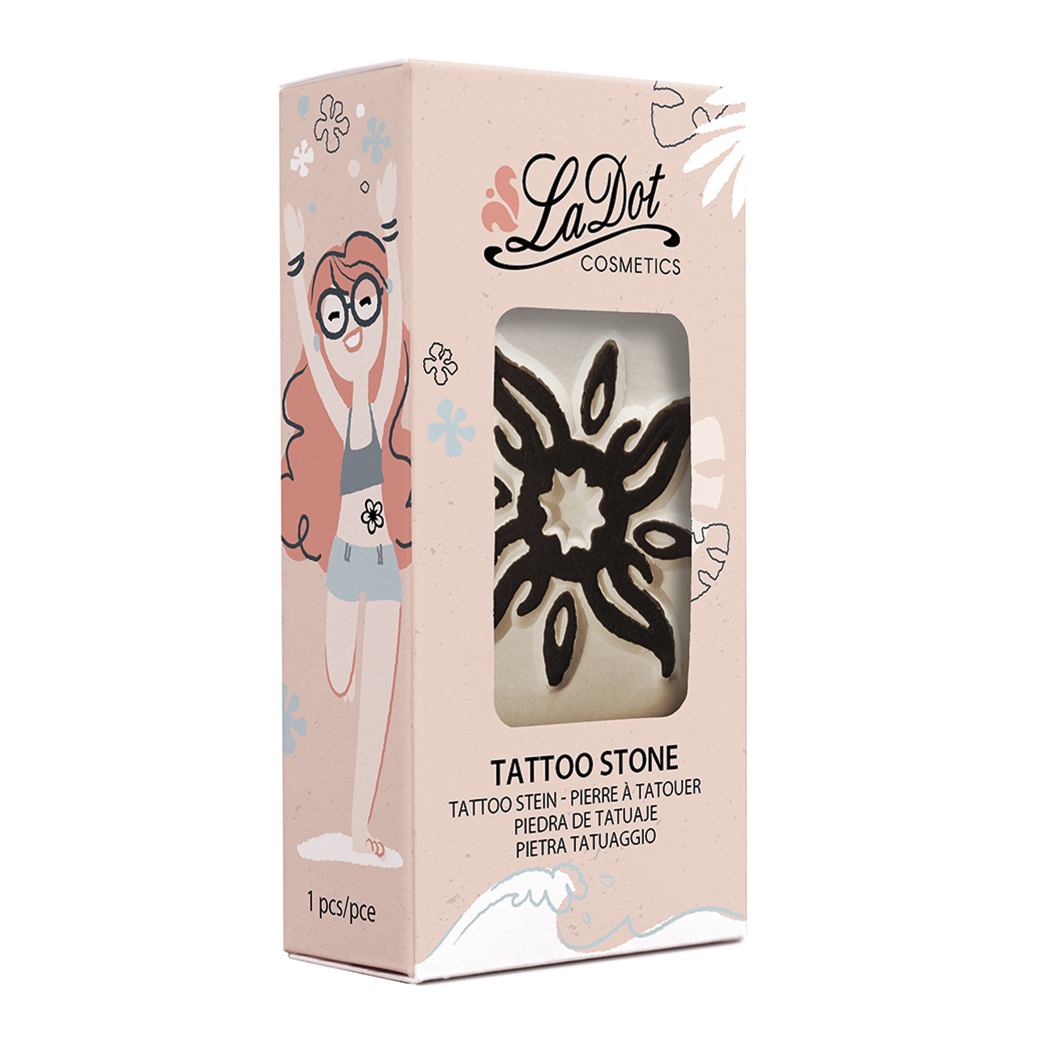 LaDot - Tattoo Stein L - Sonne- 48x25x95mm