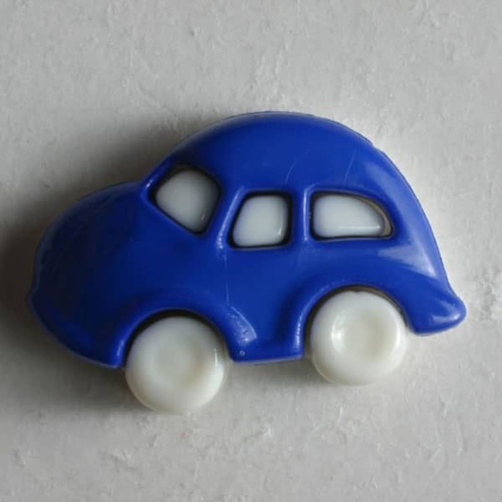 Kinderknopf in Form eines Autos mit Öse