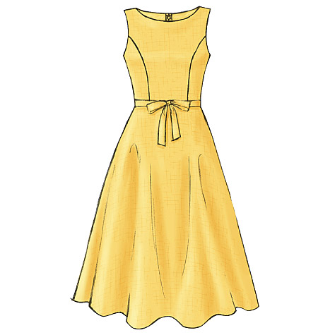 Butterick® Papierschnittmuster Kleid Damen B4443