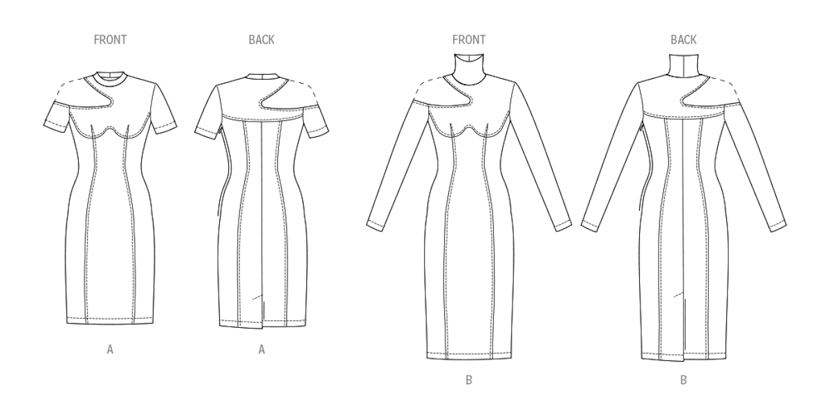 Vogue® Patterns Papierschnittmuster Damen Kleid  V1969