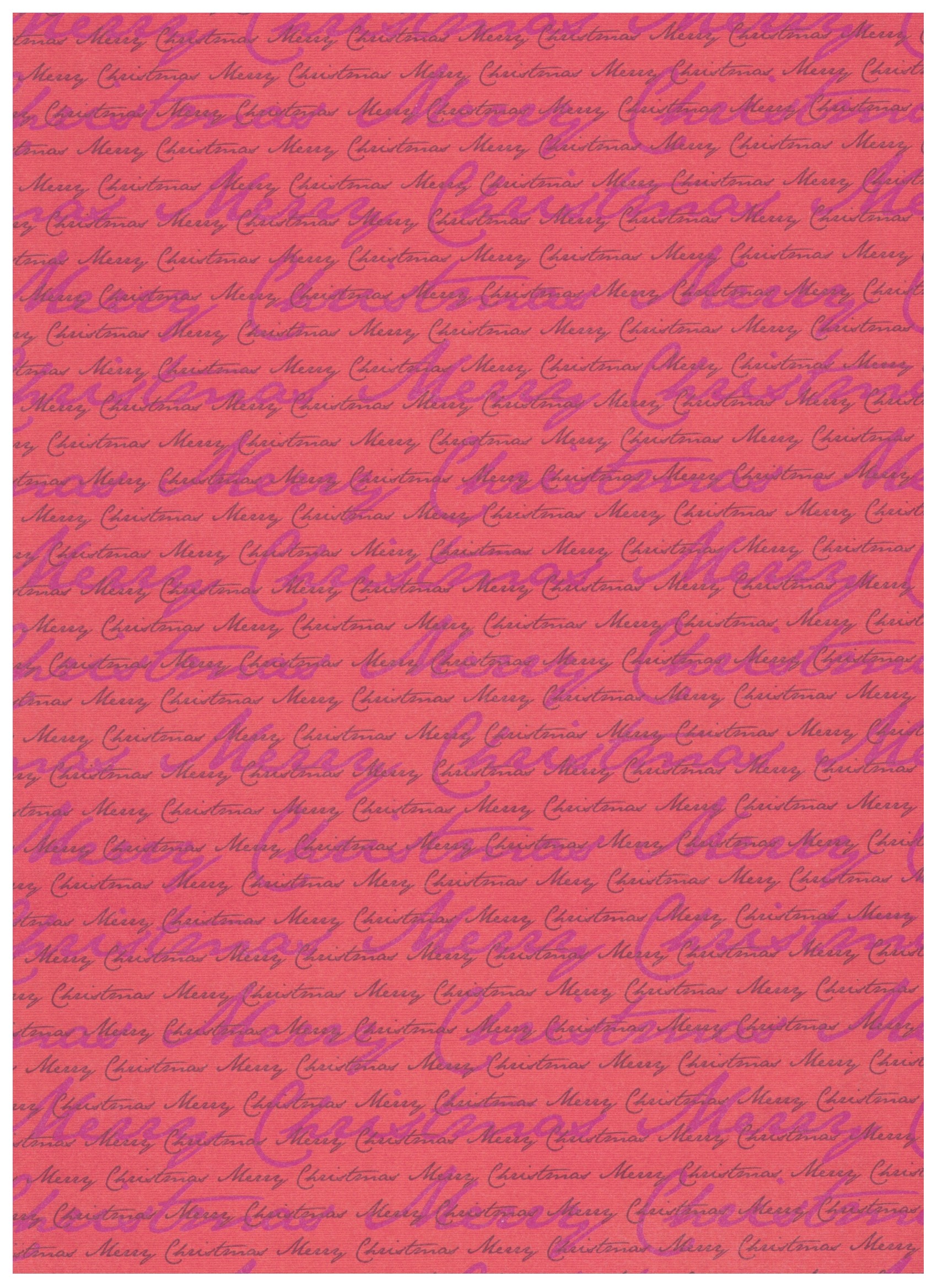 Scrapbook-Papier Design-Papier, 30,5x30,5 cm, 120 g, 1 Bogen  Merry Christmas Streifen pink