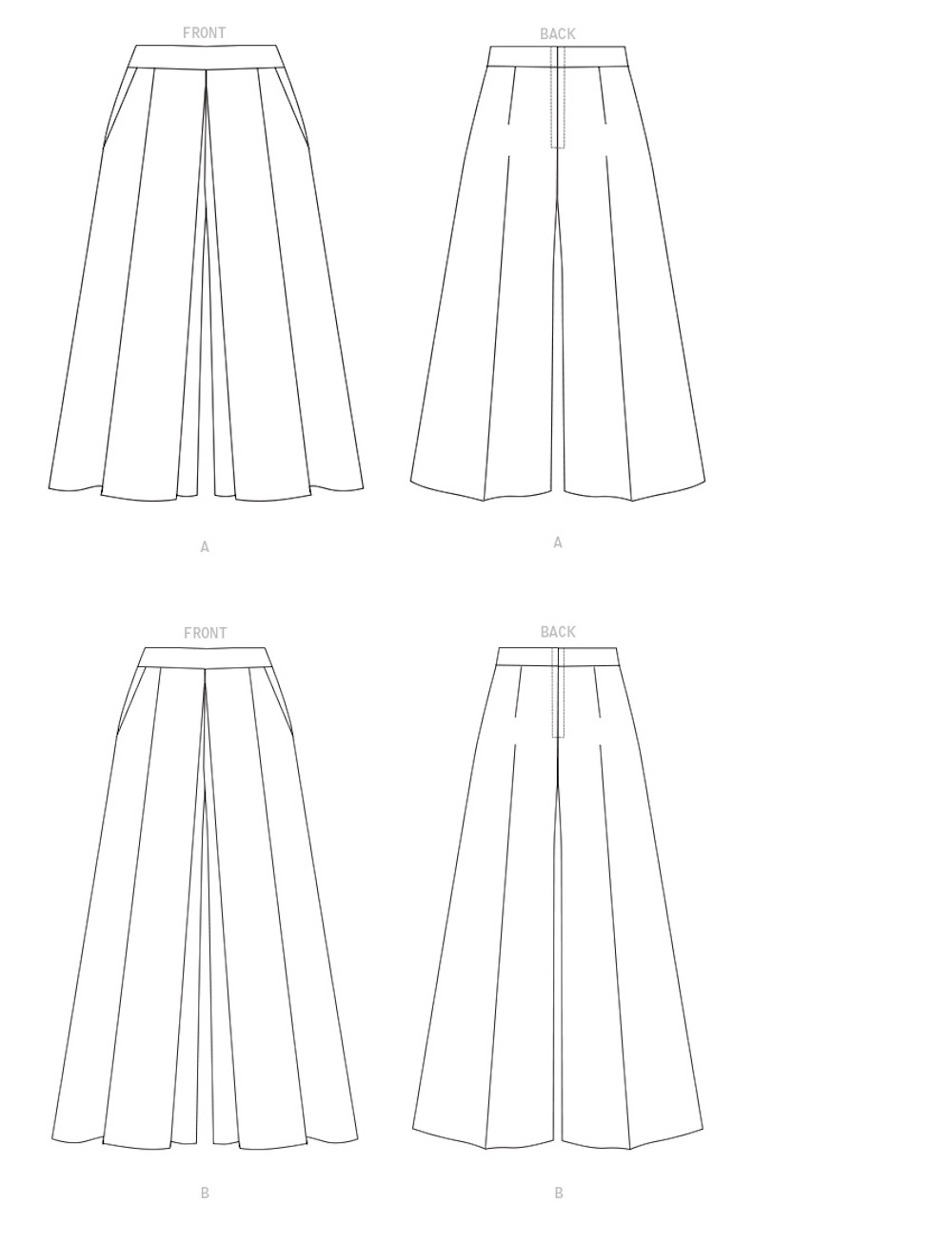 Vogue® Patterns Papierschnittmuster Damen Hose V1685