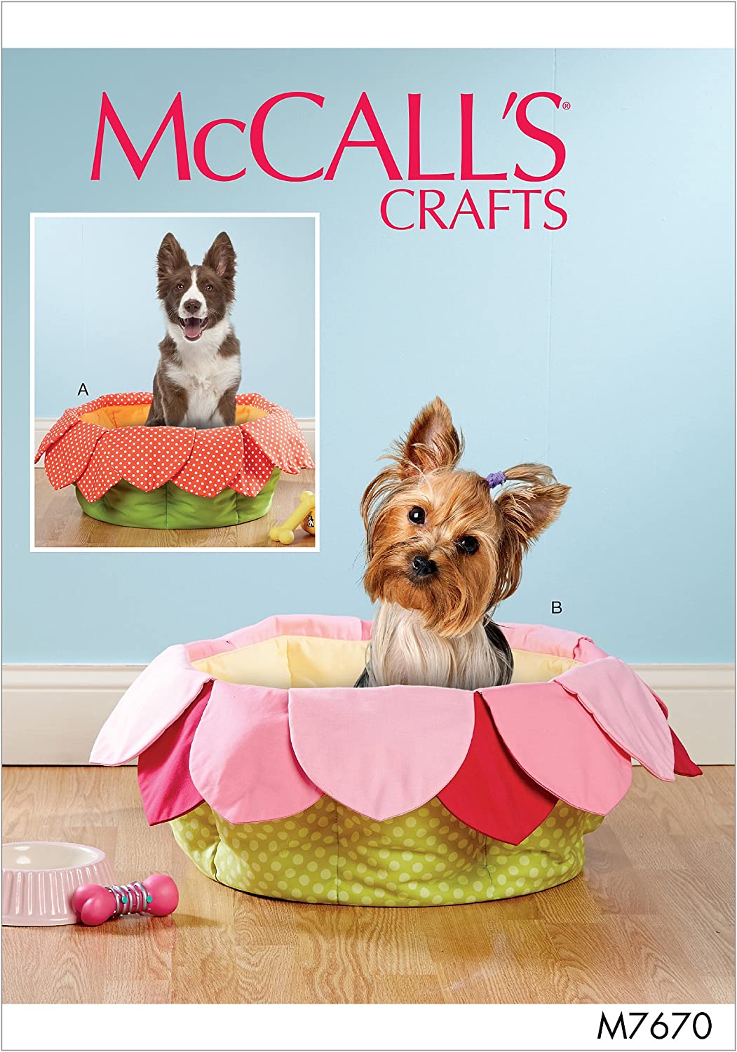 McCall's® Papierschnittmuster Hundekorb Blume, M7670