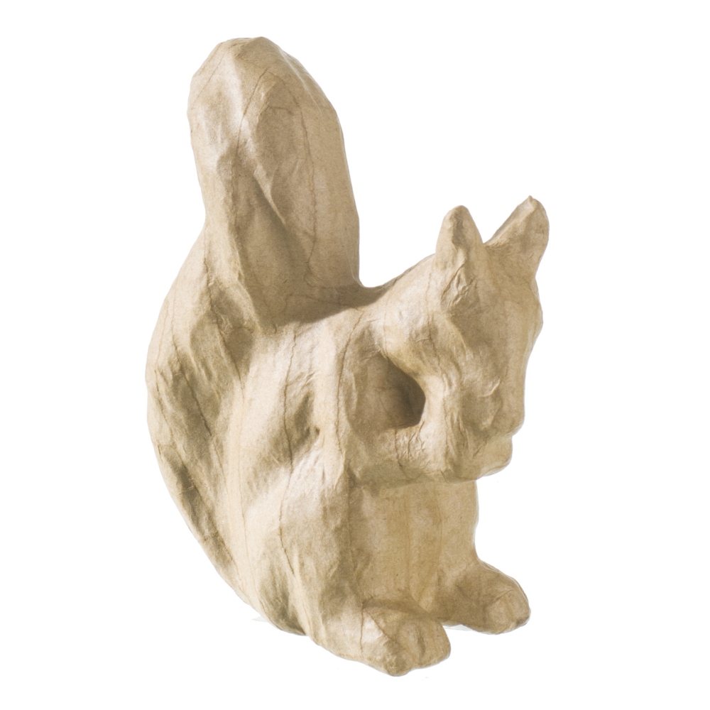 PappArt Figur, Eichhörnchen, 10,5 x 5 x 12,5 cm
