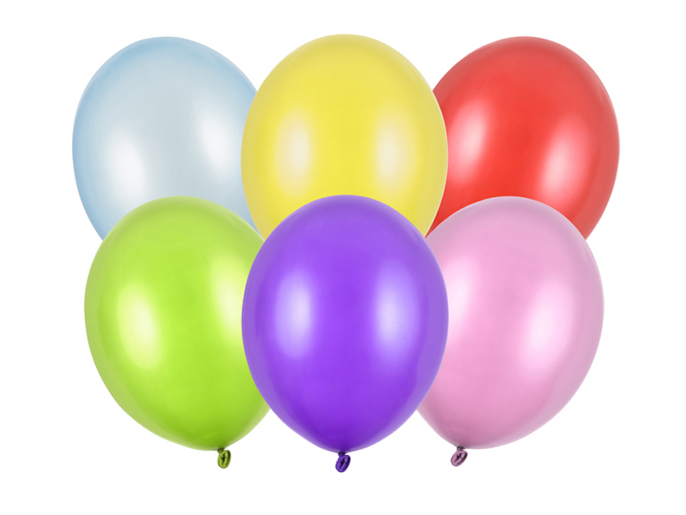 Latexballons Strong - Unifarben metallic - 30cm 100 Stück