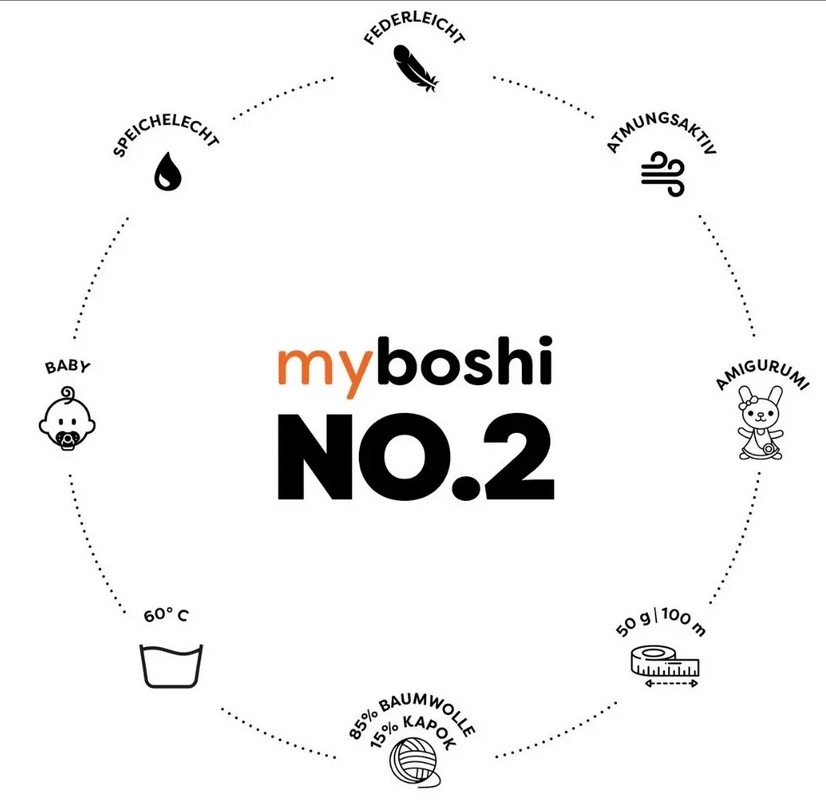 myboshi No.2, 50g/100m